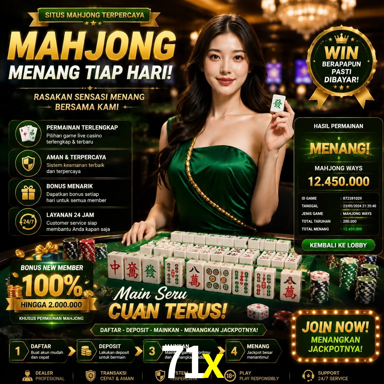 Cashback VIP 71x - reembolso semanal